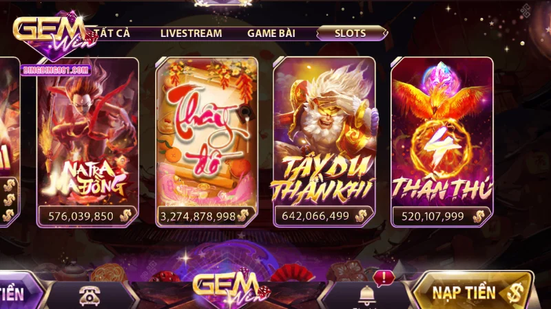 Nổ hũ thần thú - Hóa thân thành thần linh, rinh quà khủng 2 Nổ hũ thần thú là một game thuộc slot online thú vị tại Gemwin